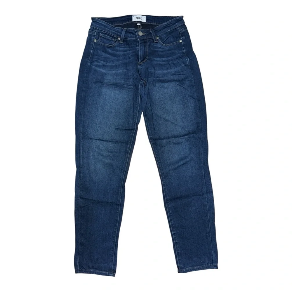 Women’s Paige Verdugo Crop Mid-Rise Ankle Skinny Jeans - 27
